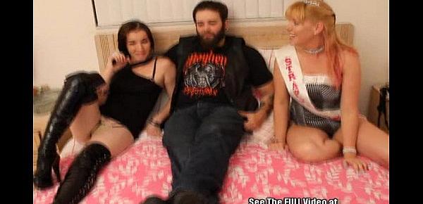  Bruce pegged by 2 femdoms Ms. Dixie and the StrapOnPrincess